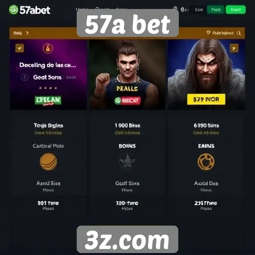 Ofertas de bônus disponíveis na 57a bet